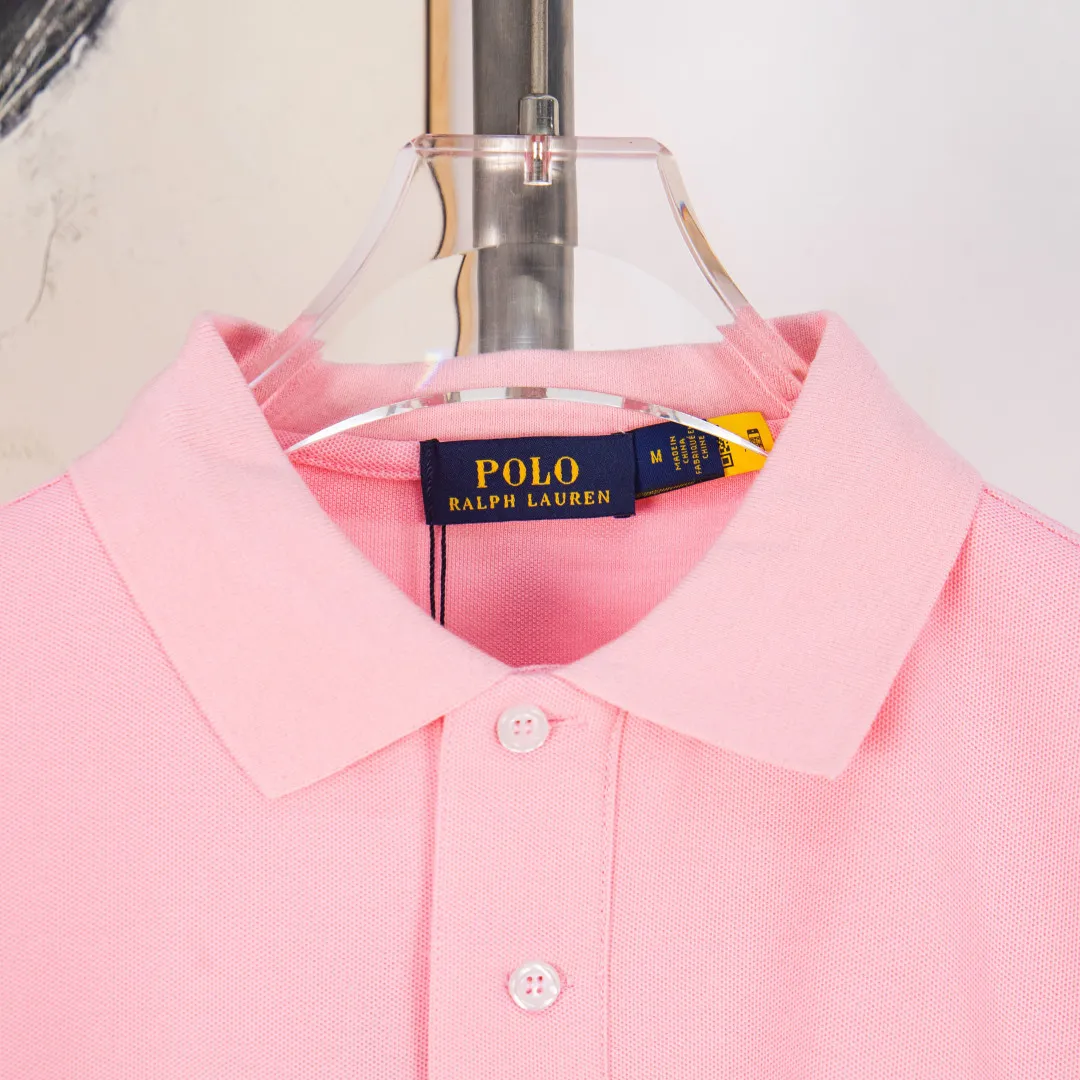 P240 zp version [exclusive supply] - Ralph Lauren/Ralph Lauren classic four-season basic three-dimensional Malaysian LOGO-No. 3 armband solid color long-sleeved POLO shirt - original version of the same 220g heavy double-sided pique cotton ✅ - three-dimensional Malaysian embroidery white background pearlescent buttons ✅ - placket chiffon film professional processing ✅ -Ralph Lauren classic Malaysian logo Polo｜Unlock the British retro sports style Made of 220g heavyweight double-sided piqué cotton to create a straight silhouette. The iconic Malaysian embroidery logo interprets American origin. The solid color system can easily control formal and casual scenes. Color: white black label pink blue label gray blue label black white label black red label navy blue red label Size: S M L XL Number: WW10731